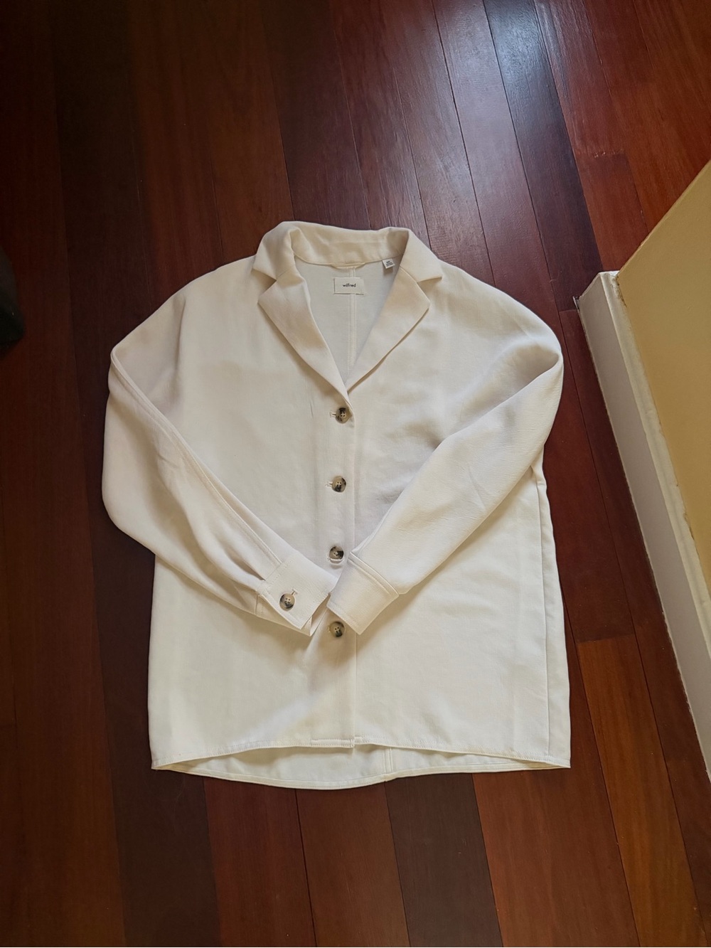 Aritzia Freeform Creppete Button Down